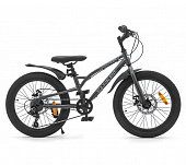 Велосипед 24 Equivalent Voyager MD 7 ск р.12 темно-серый матовый